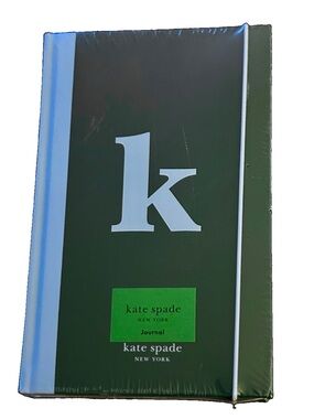 Kate Spade Journal Hardcover Initial K Monogram Cloth Diary Notebook Gift NEW